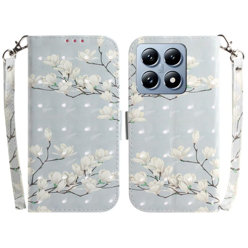 Puzdro Xiaomi 14t Pro Remienkové Magnólie