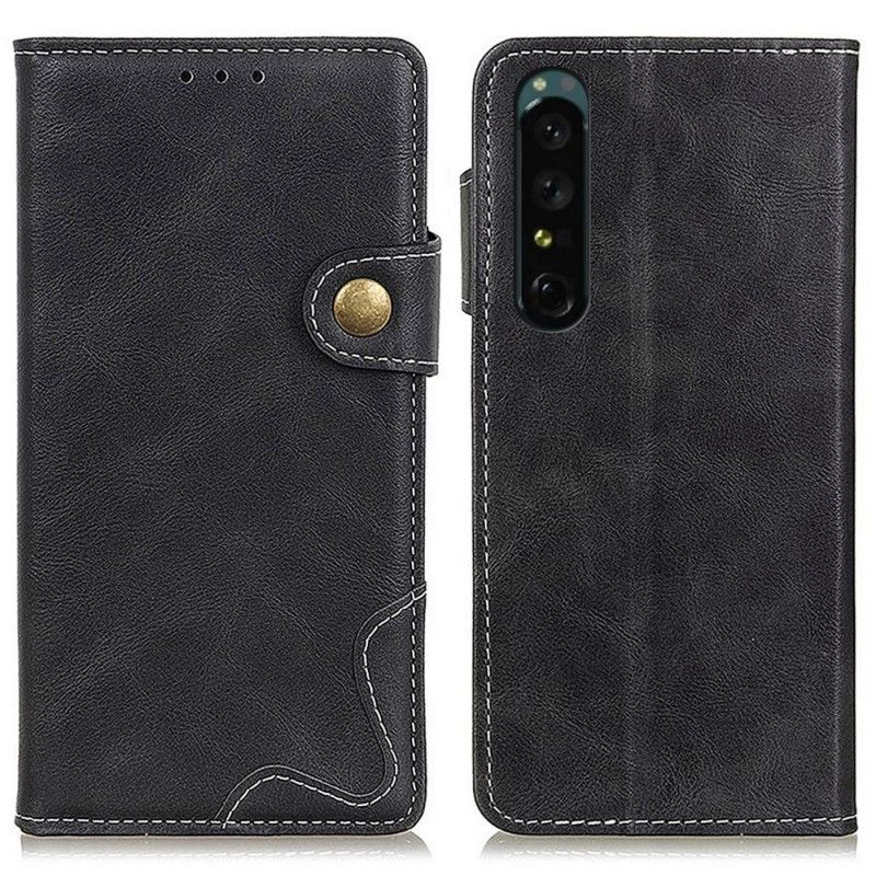 Flipové Puzdro Sony Xperia 1 IV Dizajn Šitia