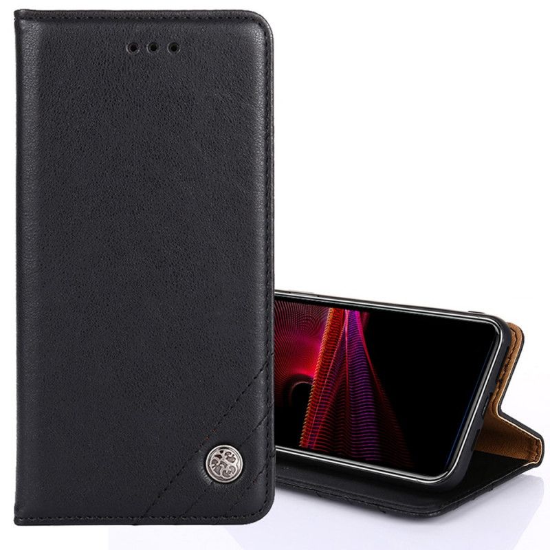 Flipové Puzdro Sony Xperia 1 IV Kožené Puzdro Ozdobné Nity