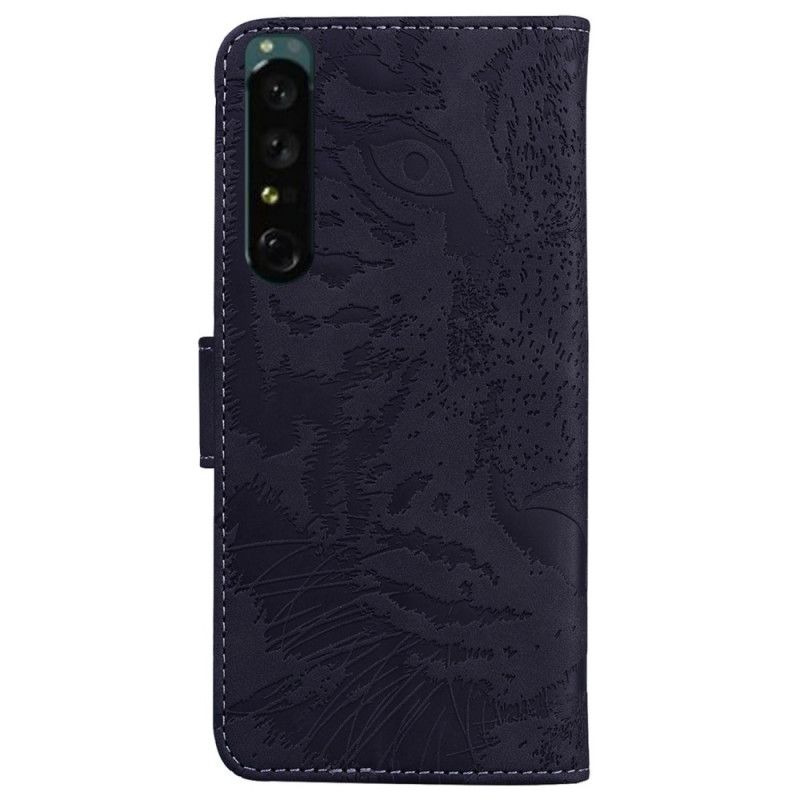 Flipové Puzdro Sony Xperia 1 IV Odtlačok Tigra
