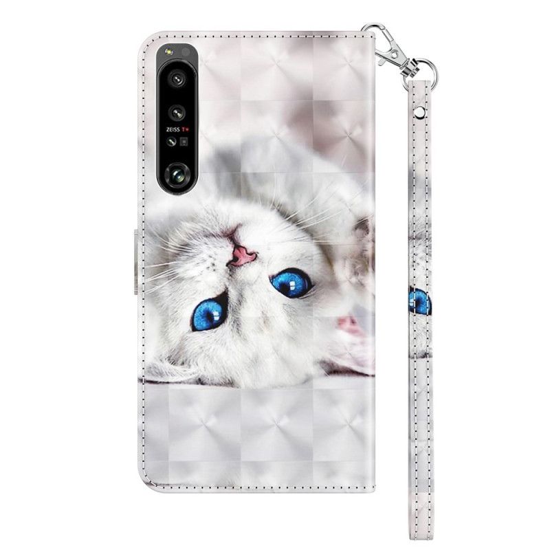 Kožené Puzdro Sony Xperia 1 IV Iba Tang Cats