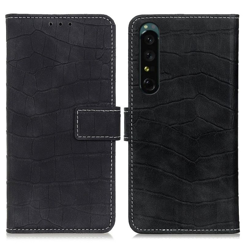 Kožené Puzdro Sony Xperia 1 IV Krokodíl