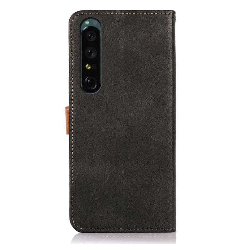 Kožené Puzdro Sony Xperia 1 IV S Popruhom Khazneh