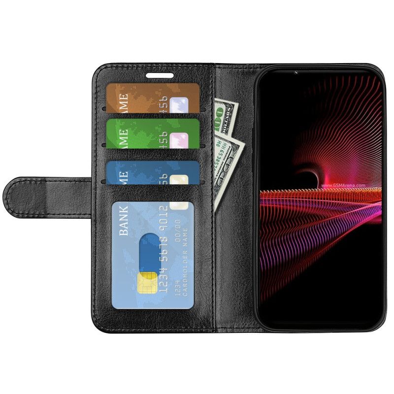 Kožené Puzdro Sony Xperia 1 IV Vintage Umelá Koža