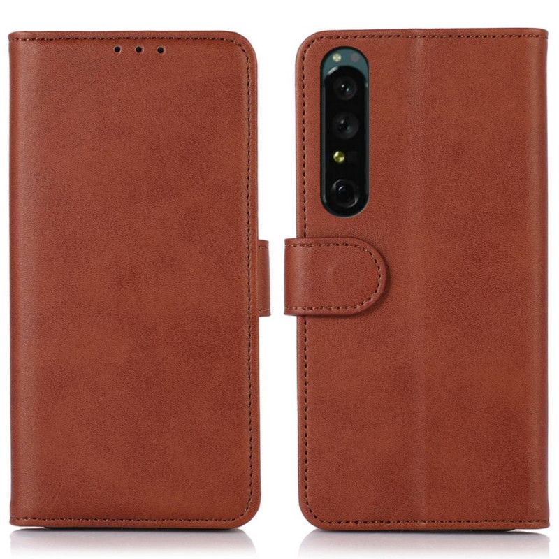 Peňaženkový Kryt Sony Xperia 1 IV Kožený Styling