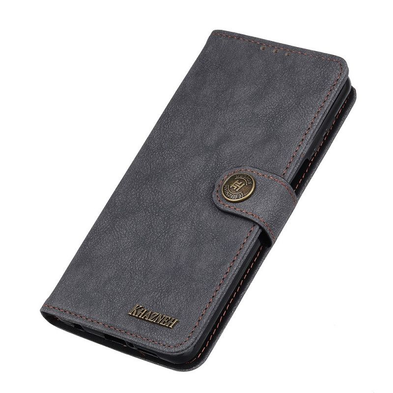 Peňaženkový Kryt Sony Xperia 1 IV Vintage Khazneh Štiepaná Koža