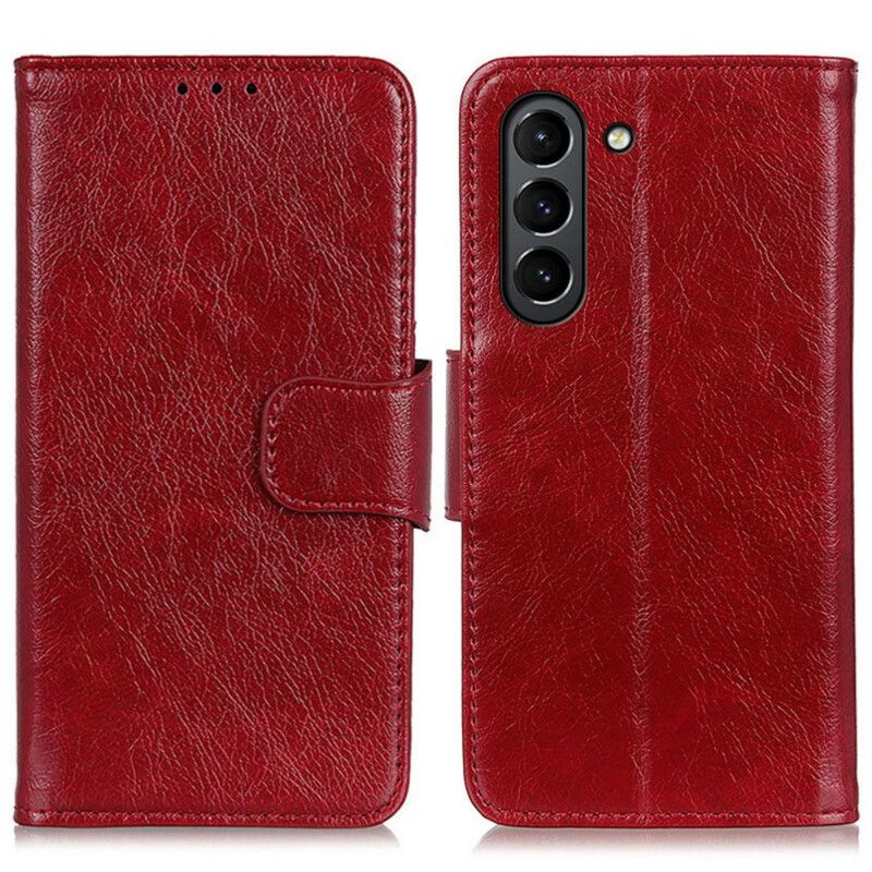 Flipové Puzdro Samsung Galaxy S21 FE Delená Koža Nappa