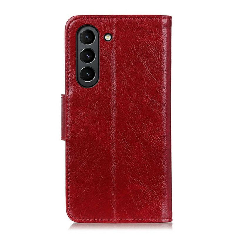 Flipové Puzdro Samsung Galaxy S21 FE Delená Koža Nappa