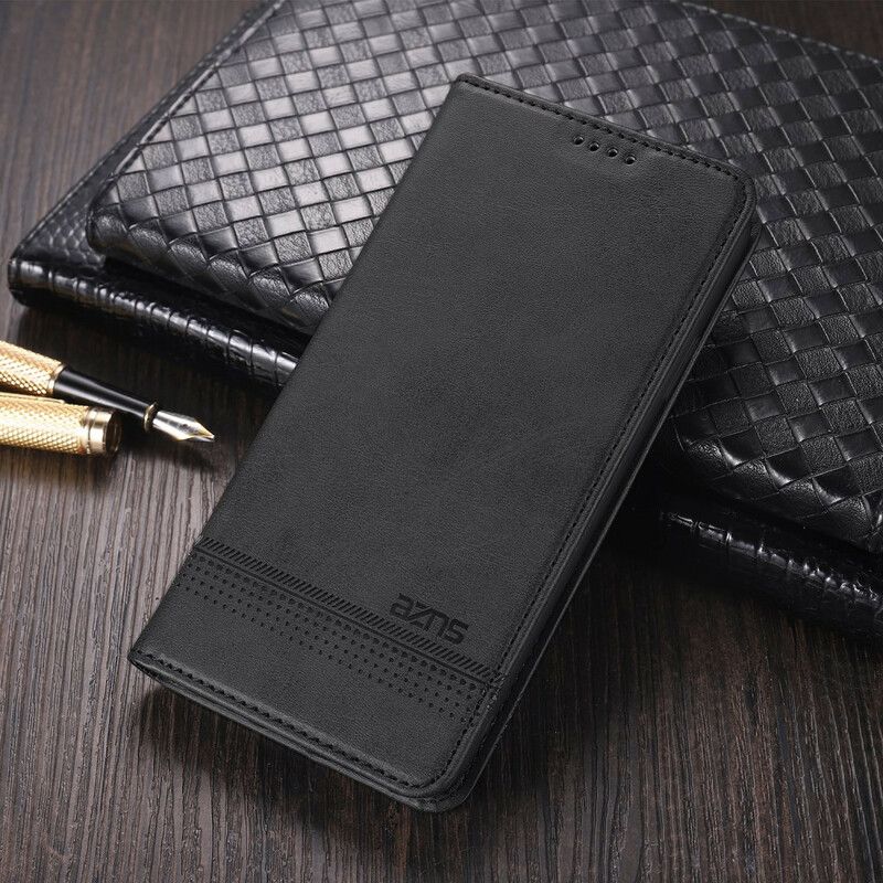 Flipové Puzdro Samsung Galaxy S21 FE Kožené Puzdro Kožený Štýl Azns