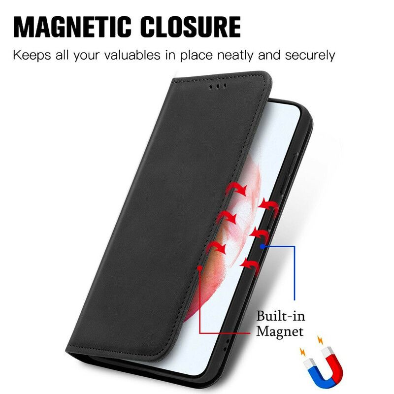 Flipové Puzdro Samsung Galaxy S21 FE Kožené Puzdro Vintage Umelá Koža