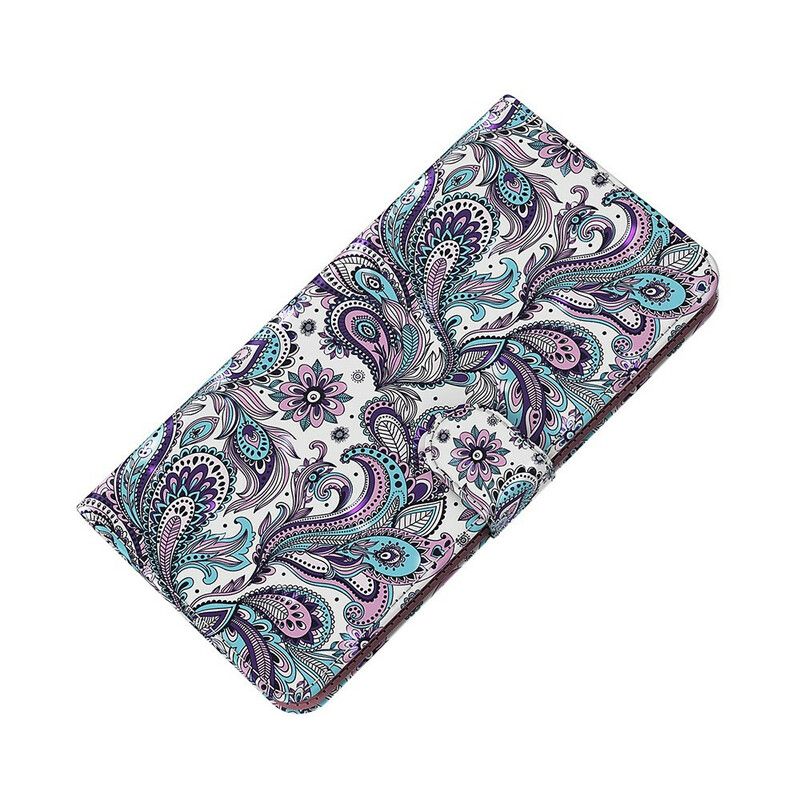 Kožené Puzdro Samsung Galaxy S21 FE Elegantná Čipka