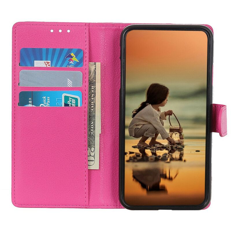 Kožené Puzdro Samsung Galaxy S21 FE Tradičná Umelá Koža