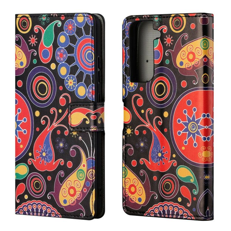 Peňaženkový Kryt Samsung Galaxy S21 FE Galaxy Dizajn