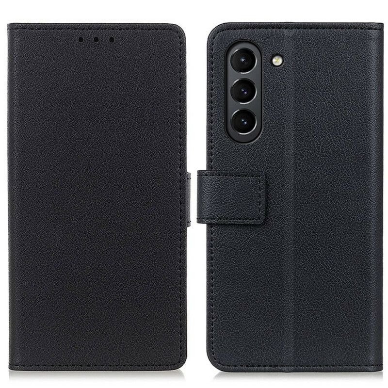 Peňaženkový Kryt Samsung Galaxy S21 FE Klasický Kožený Efekt
