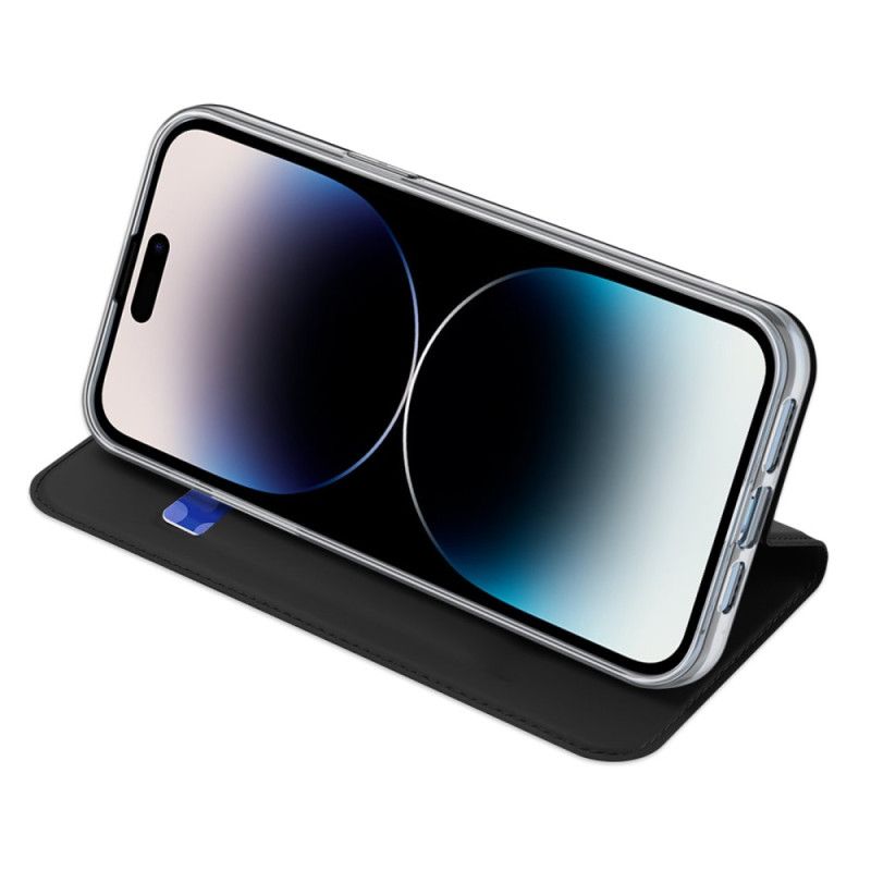 Flipové Puzdro iPhone 15 Pro Max Kožené Puzdro Skin Pro Series Dux Ducis