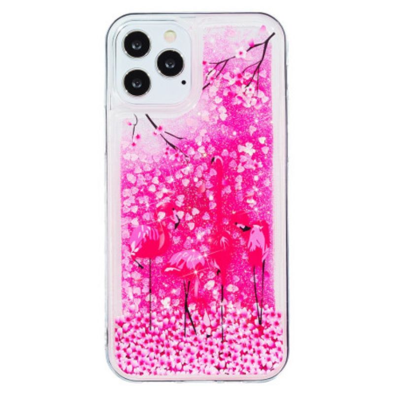 Kryt iPhone 15 Pro Max Flamingo Glitter
