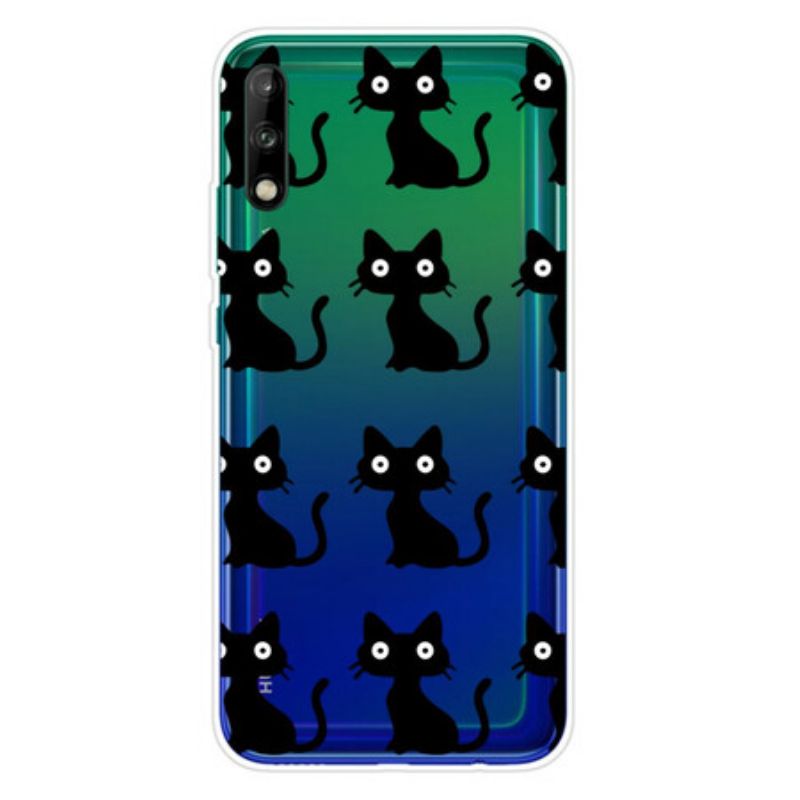 Kryt Huawei Y7p Viaceré Čierne Mačky
