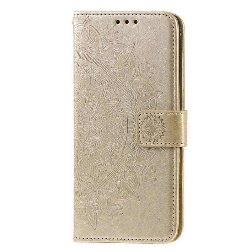 Kožené Puzdro Samsung Galaxy A51 5G Slnečná Mandala