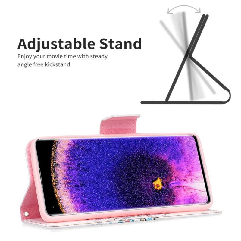Flipové Puzdro Oppo Reno 7 Rozkvitnutý Strom