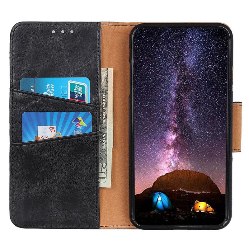 Kožené Puzdro Oppo Reno 7 Delená Kožená Obojstranná Spona