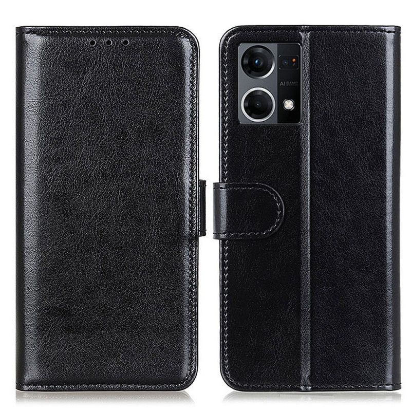Kožené Puzdro Oppo Reno 7 Jemnosť Z Umelej Kože