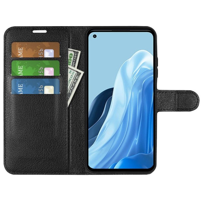 Kožené Puzdro Oppo Reno 7 Klasický Kožený Štýl