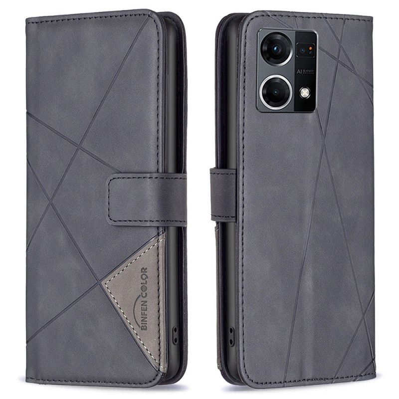 Kožené Puzdro Oppo Reno 7 Kožený Štýl Binfen Color