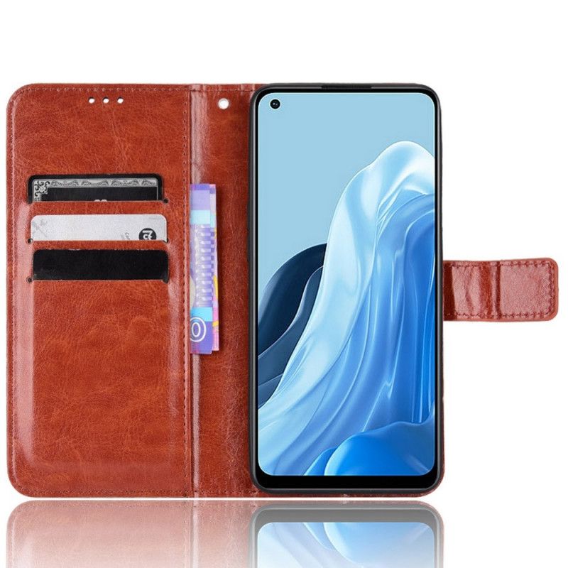 Kožené Puzdro Oppo Reno 7 Krikľavá Umelá Koža