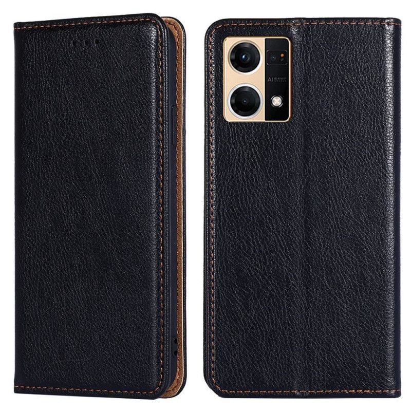Kožené Puzdro Oppo Reno 7 Vintage Dizajn