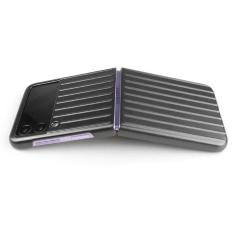 Flipové Puzdro Samsung Galaxy Z Flip 3 5G Kožené Puzdro Dizajn Kufra