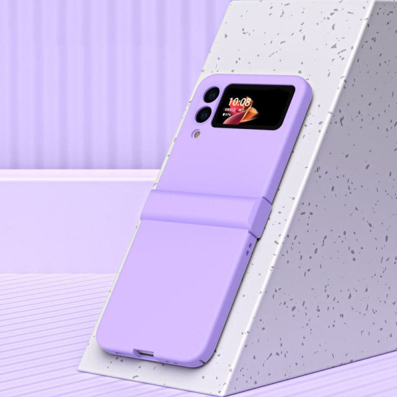 Flipové Puzdro Samsung Galaxy Z Flip 3 5G Kožené Puzdro Klasický Matný
