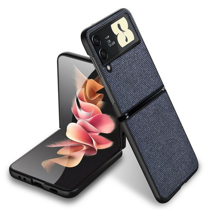Flipové Puzdro Samsung Galaxy Z Flip 3 5G Kožené Puzdro Textúra Tkaniny