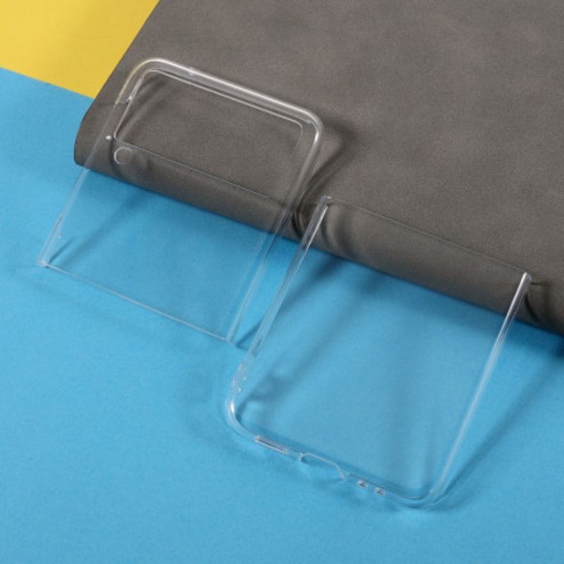 Flipové Puzdro Samsung Galaxy Z Flip 3 5G Kožené Puzdro Transparentné
