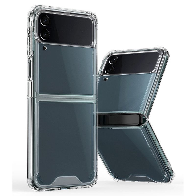 Flipové Puzdro Samsung Galaxy Z Flip 3 5G Kožené Puzdro Transparentné Farebné