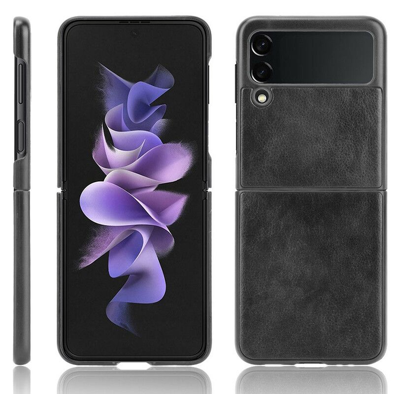Flipové Puzdro Samsung Galaxy Z Flip 3 5G Kožené Puzdro Umelá Koža Liči