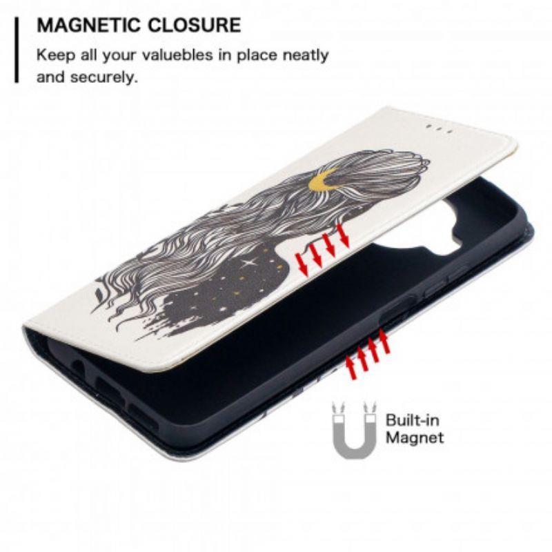 Flipové Puzdro Xiaomi Mi 10T Lite Kožené Puzdro Pekné Vlasy