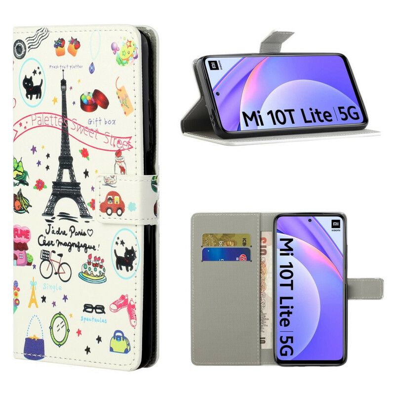 Kožené Puzdro Xiaomi Mi 10T Lite Milujem Paríž