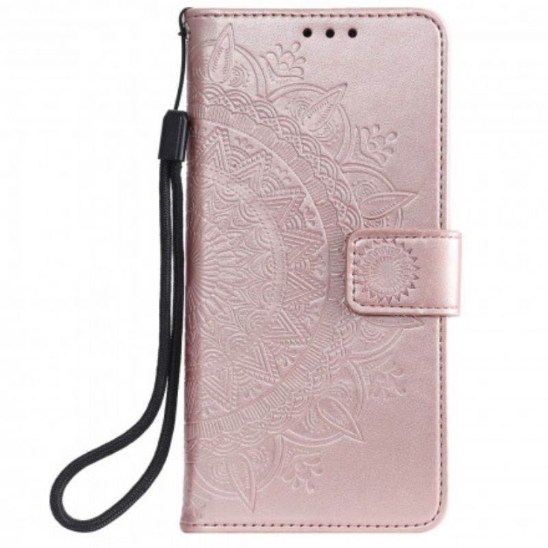 Kožené Puzdro Xiaomi Mi 10T Lite Slnečná Mandala