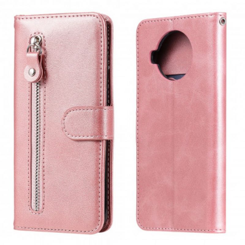 Kožené Puzdro Xiaomi Mi 10T Lite Vintage Peňaženka Na Mince