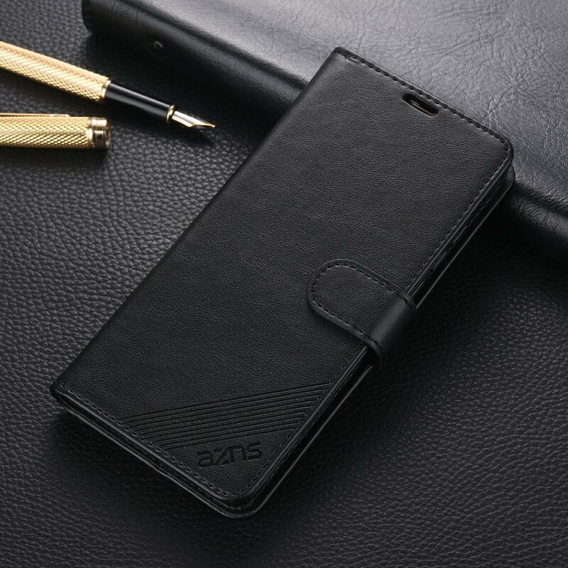 Kožené Puzdro Xiaomi Mi 10 / 10 Pro Azns Umelá Koža