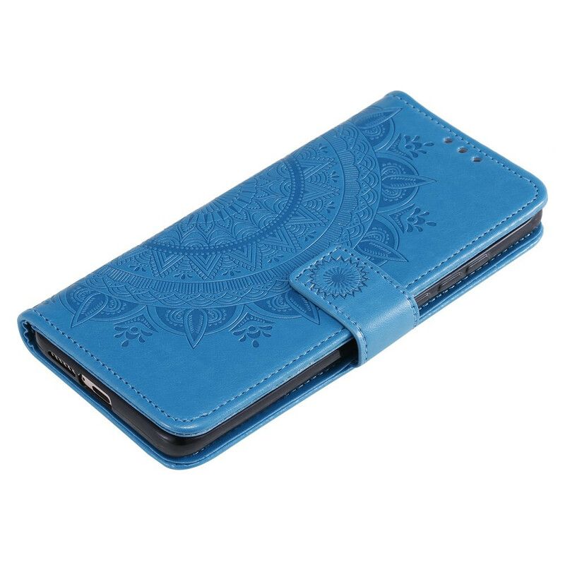 Kožené Puzdro Xiaomi Mi 10 / 10 Pro Slnečná Mandala
