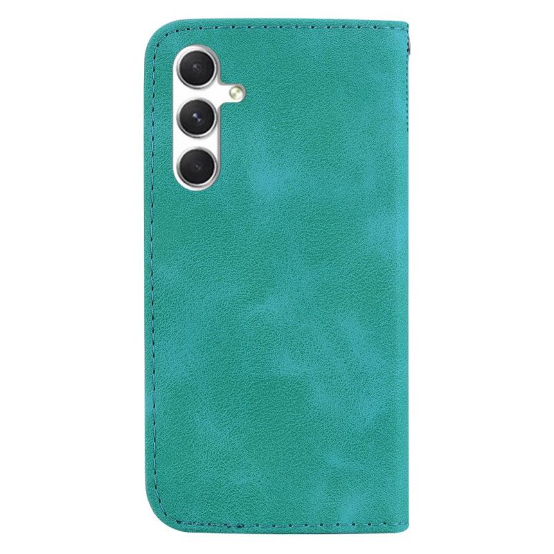 Kožené Puzdro Samsung Galaxy S24 5g Kryt Na Mobil Dizajn 7 S Popruhom