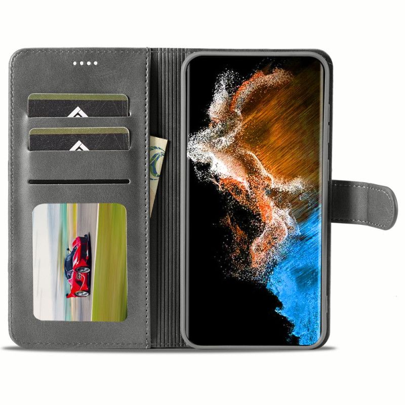 Kožené Puzdro Samsung Galaxy S24 5g Kryt Na Mobil Kožený Efekt Lc.imeeke