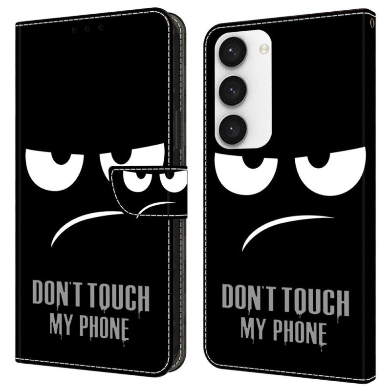 Kožené Puzdro Samsung Galaxy S24 5g Kryt Na Mobil Nahnevaný Telefón