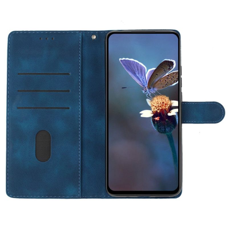 Puzdro Na Samsung Galaxy S24 5g Diskrétny Kvetinový Vzor S Remienkom