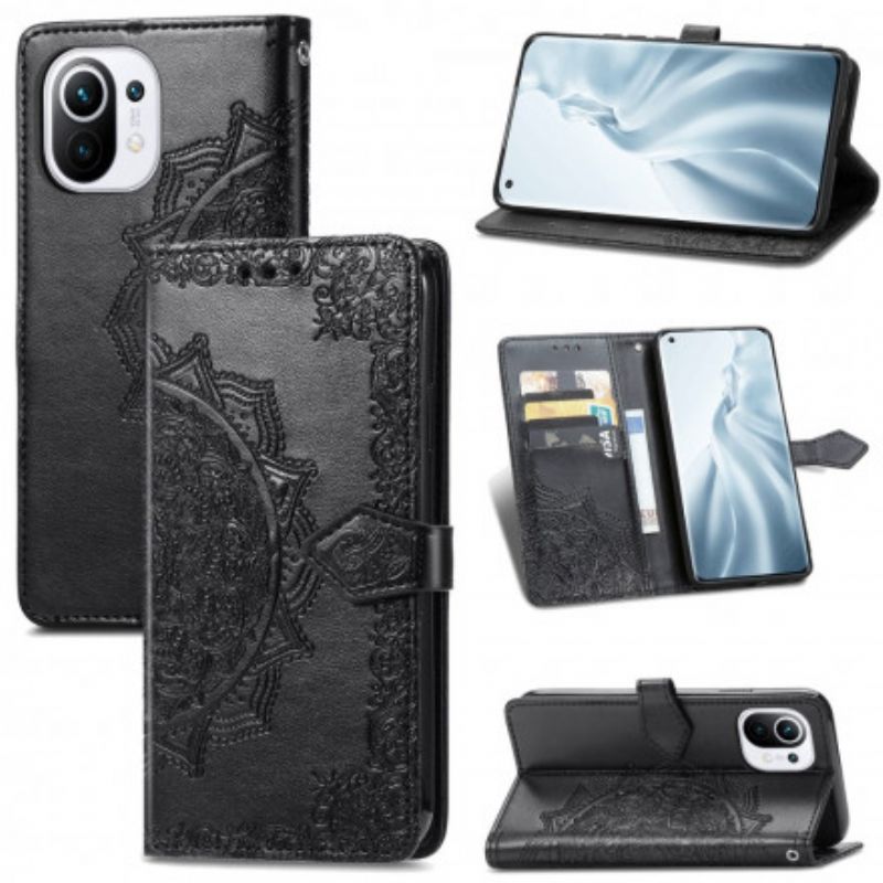 Kožené Puzdro Xiaomi Mi 11 (5G) Mandala V Stredoveku