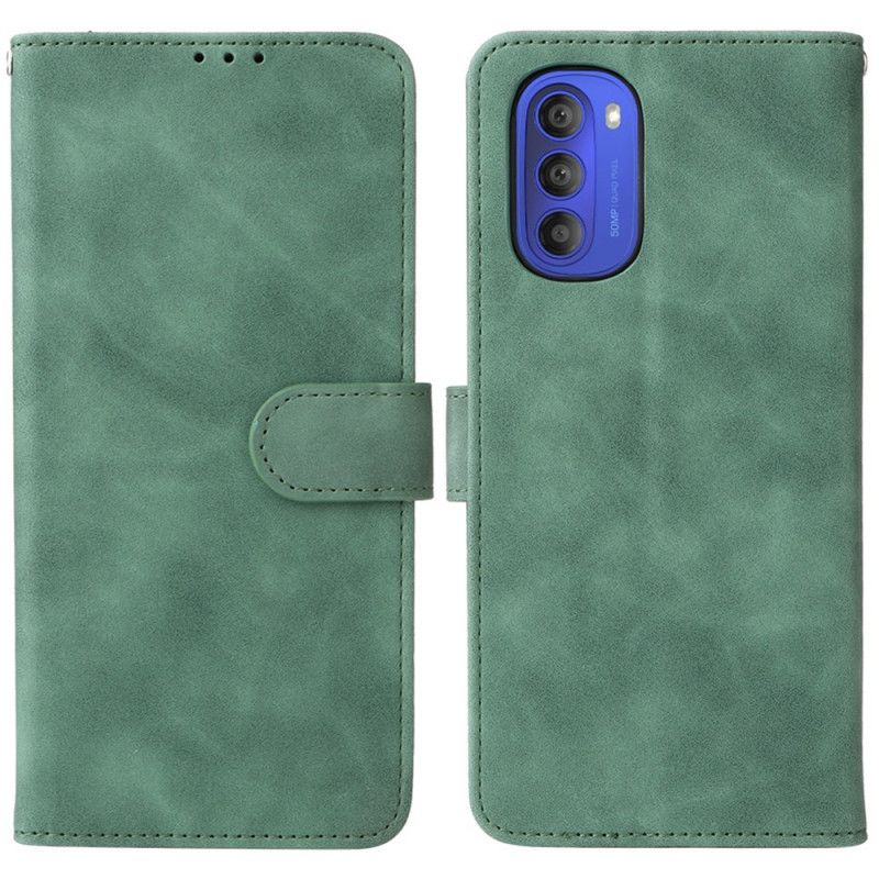 Peňaženkový Kryt Moto G51 5G Vintage Skin-touch