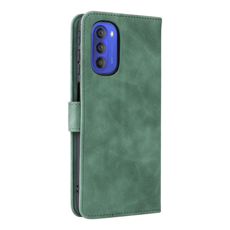 Peňaženkový Kryt Moto G51 5G Vintage Skin-touch