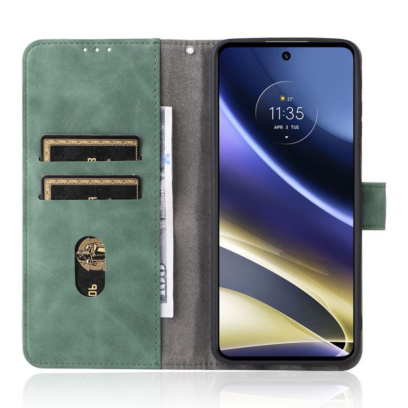 Peňaženkový Kryt Moto G51 5G Vintage Skin-touch