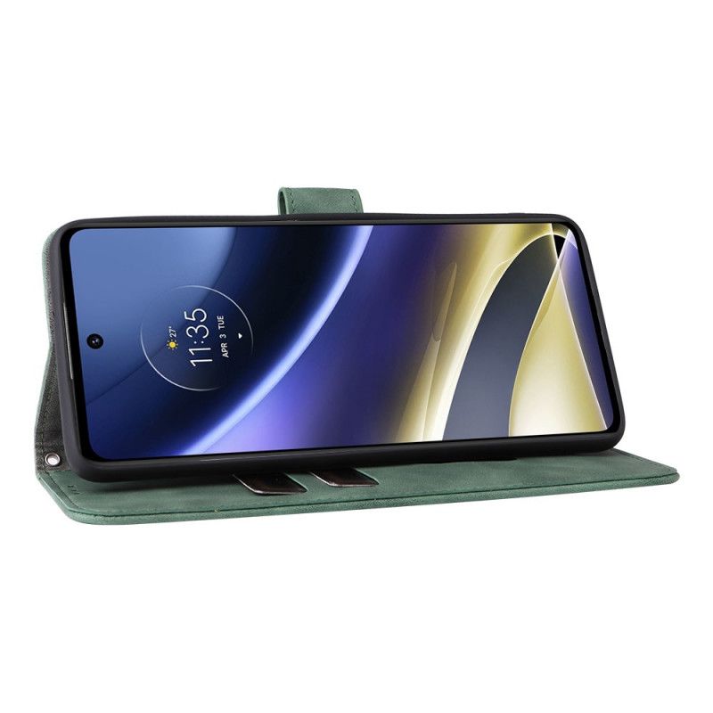 Peňaženkový Kryt Moto G51 5G Vintage Skin-touch